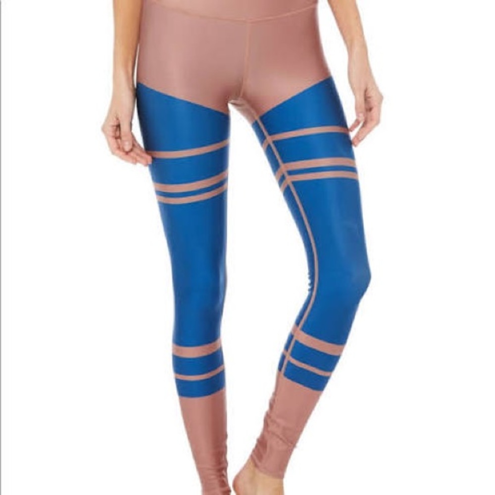 Alo yoga Women's High Waist Tech Lift Airbrush Legging Rosewater Marathon